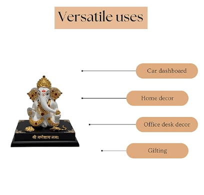 Gold Plated Lord Ganesha Idol its versatile uses explained