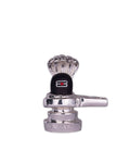 Silver Shivling with Base photo white BG