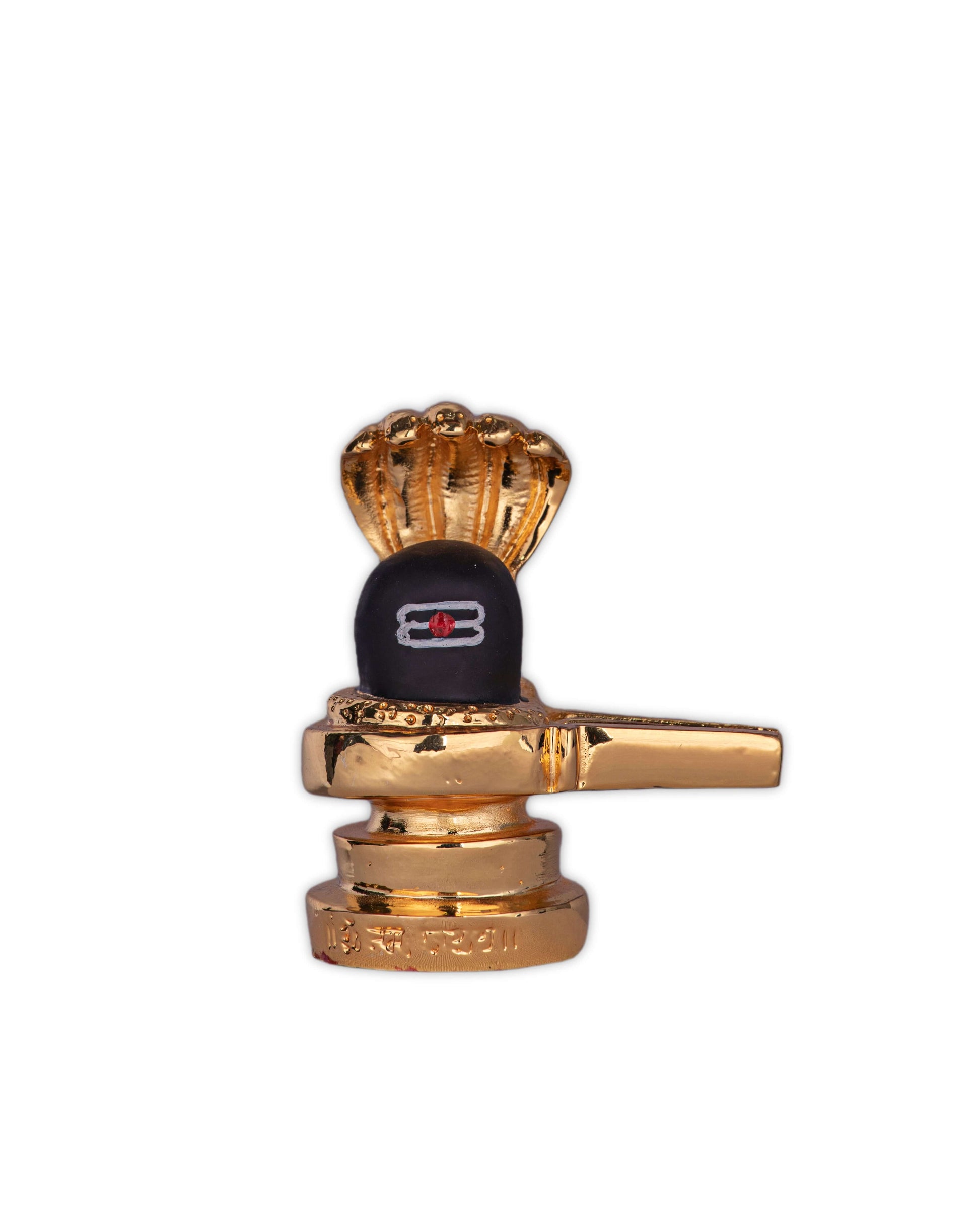 Golden Shivling with Base