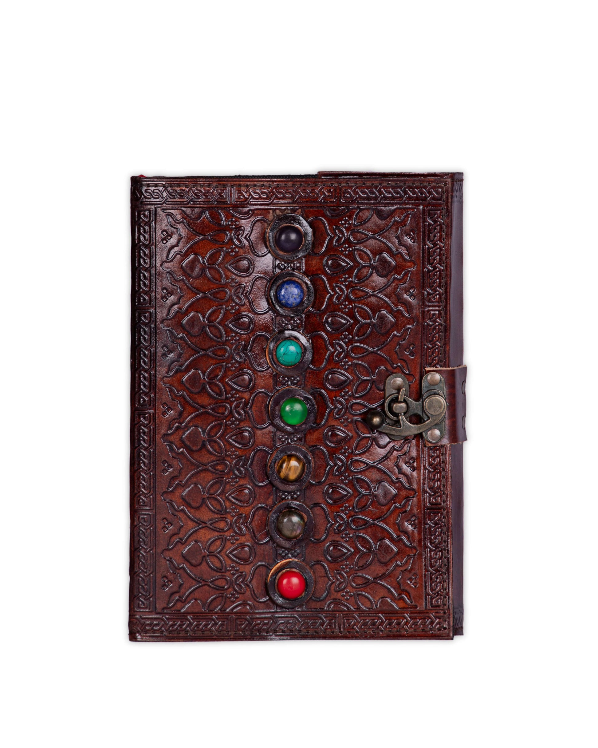 Best Handmade Leather Diary with 7 Stone