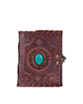 Handmade Leather Diary stone
