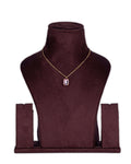 Swarovski Crystal Pendant Necklace on the red showpiece