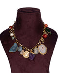Multi stone pendant on the showpiece