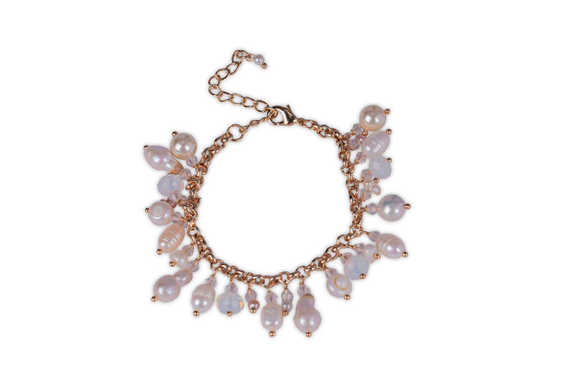 mother of pearl shell bracelet​ on the white floor