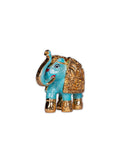 Premium Quality Gold Plated blue Elephant