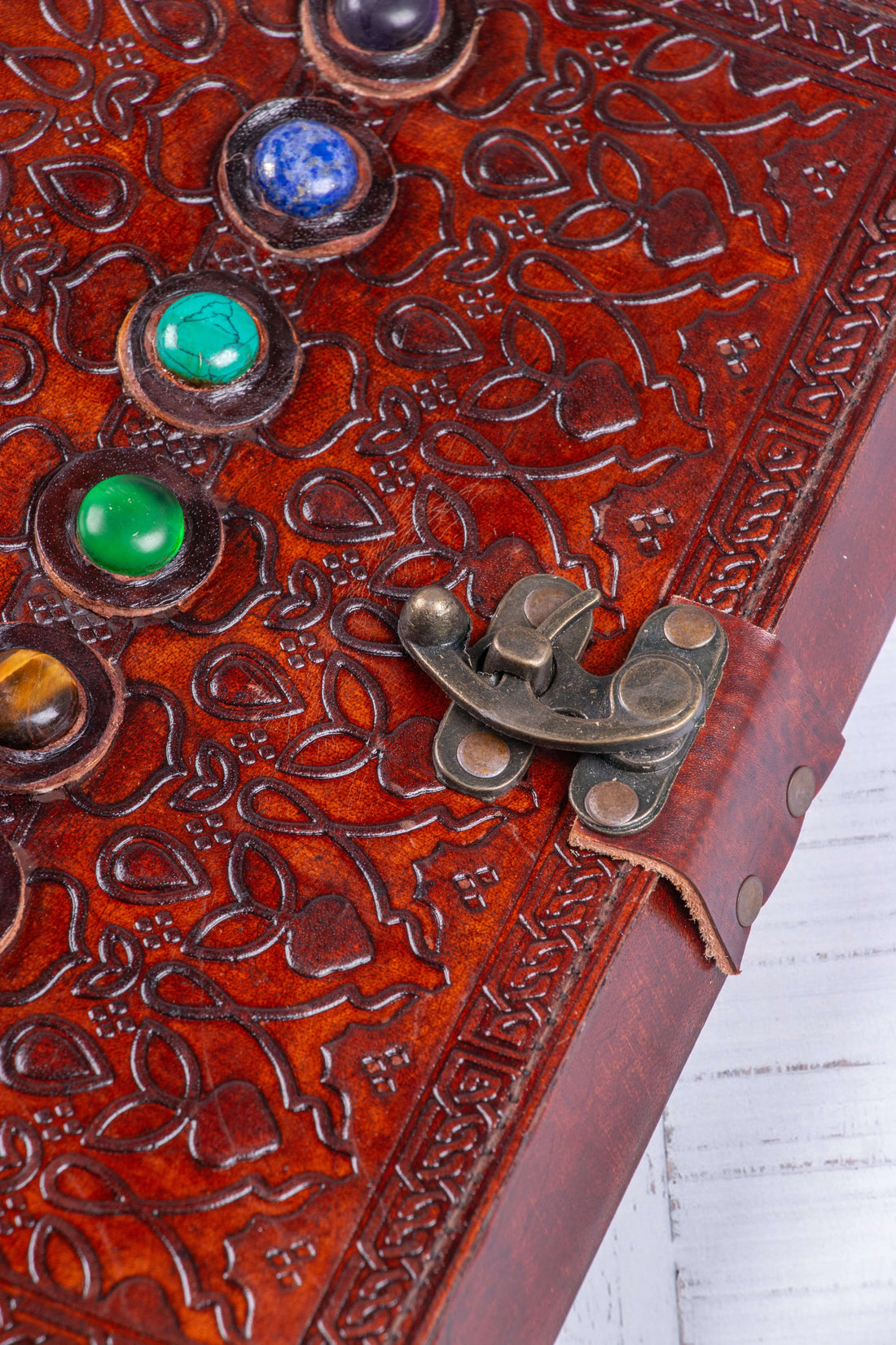 Handmade Leather Diary - 7 Stone