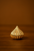 Decorative Modak with Gold Finish for Festive Decor