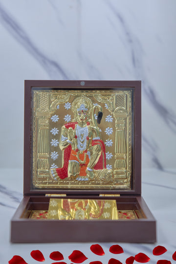 Medium Lord Hanuman Pocket Temple for Gifting and Home Decor
