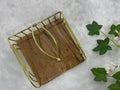Wood Tissue Holder