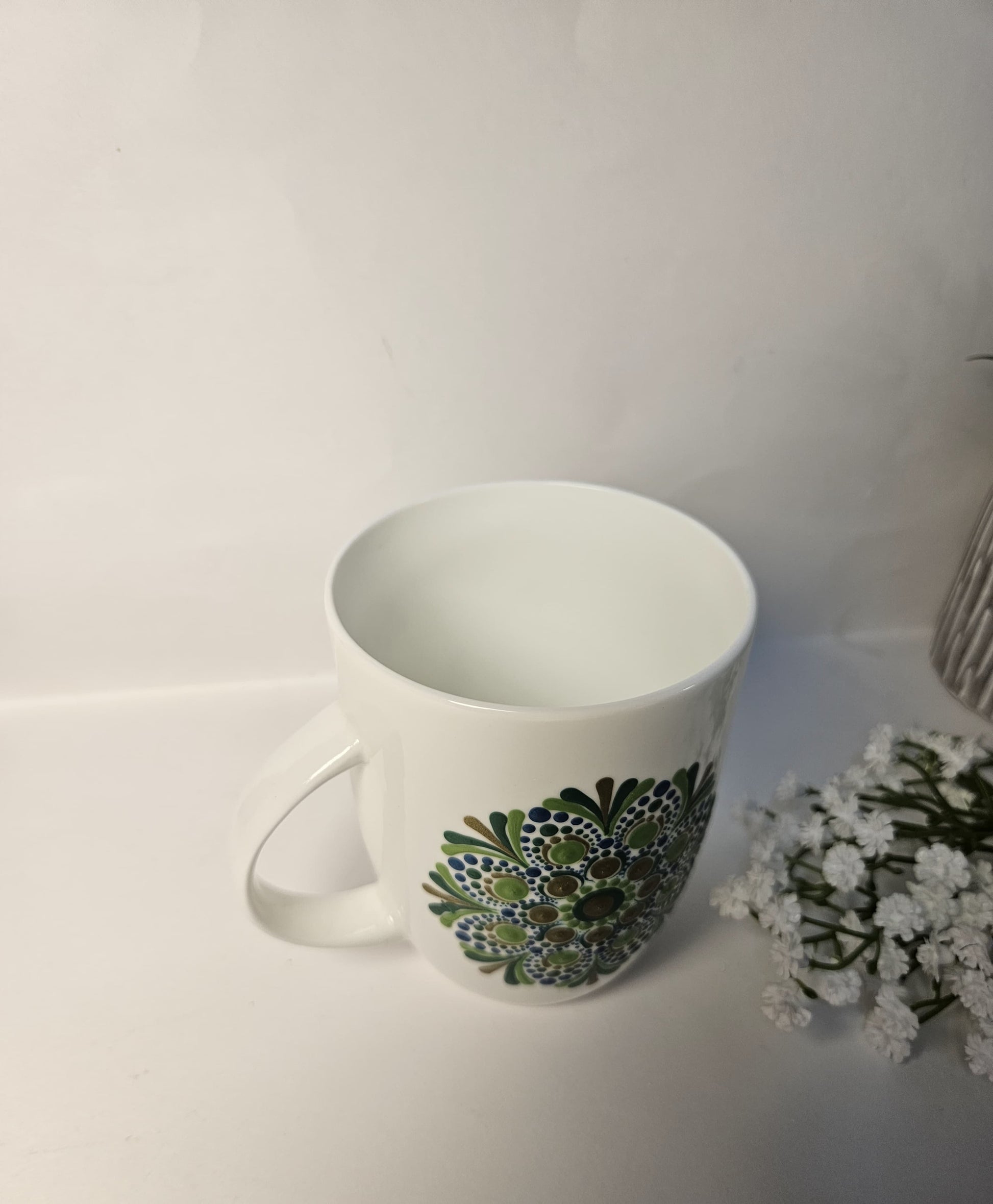 Green design Serene Mandala Mug