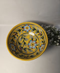Yellow Designer Ceramic Bowl for Home Decor