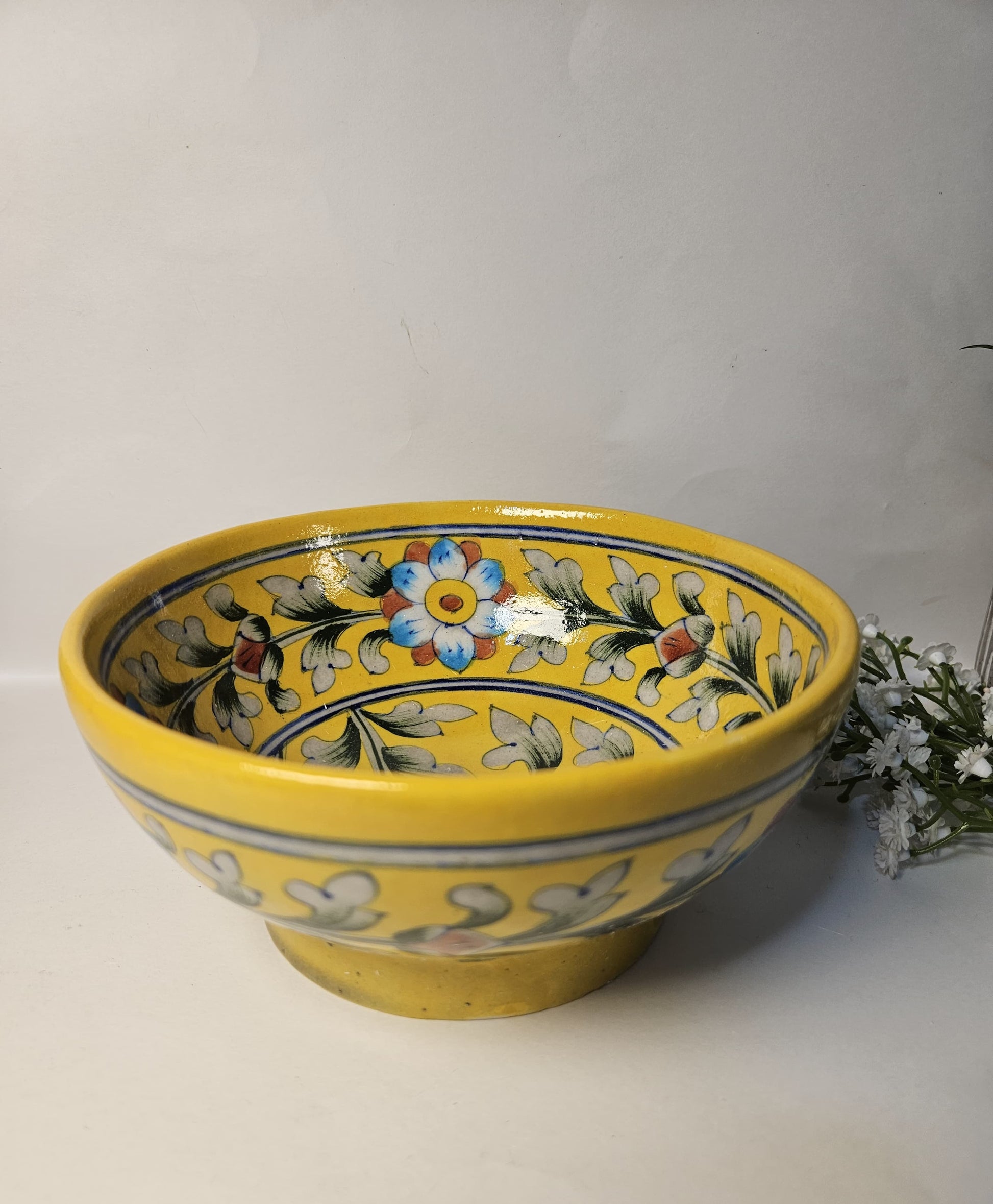 Yellow Designer Ceramic Bowl
