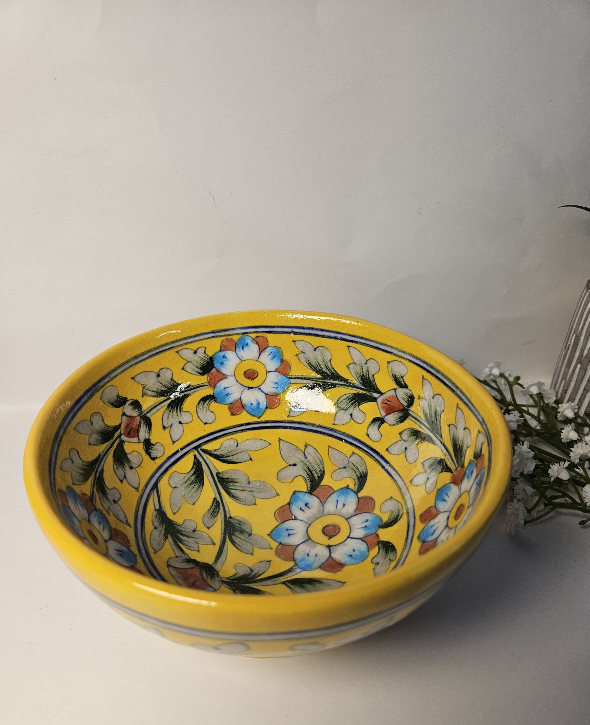 Yellow Designer Ceramic Bowl