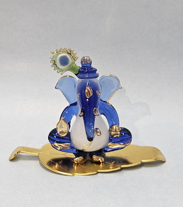 3-Inch Morpankhi Ganesha Idol for Gifting and Home Decor