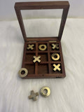 Wooden Tic Tac Toe Board game