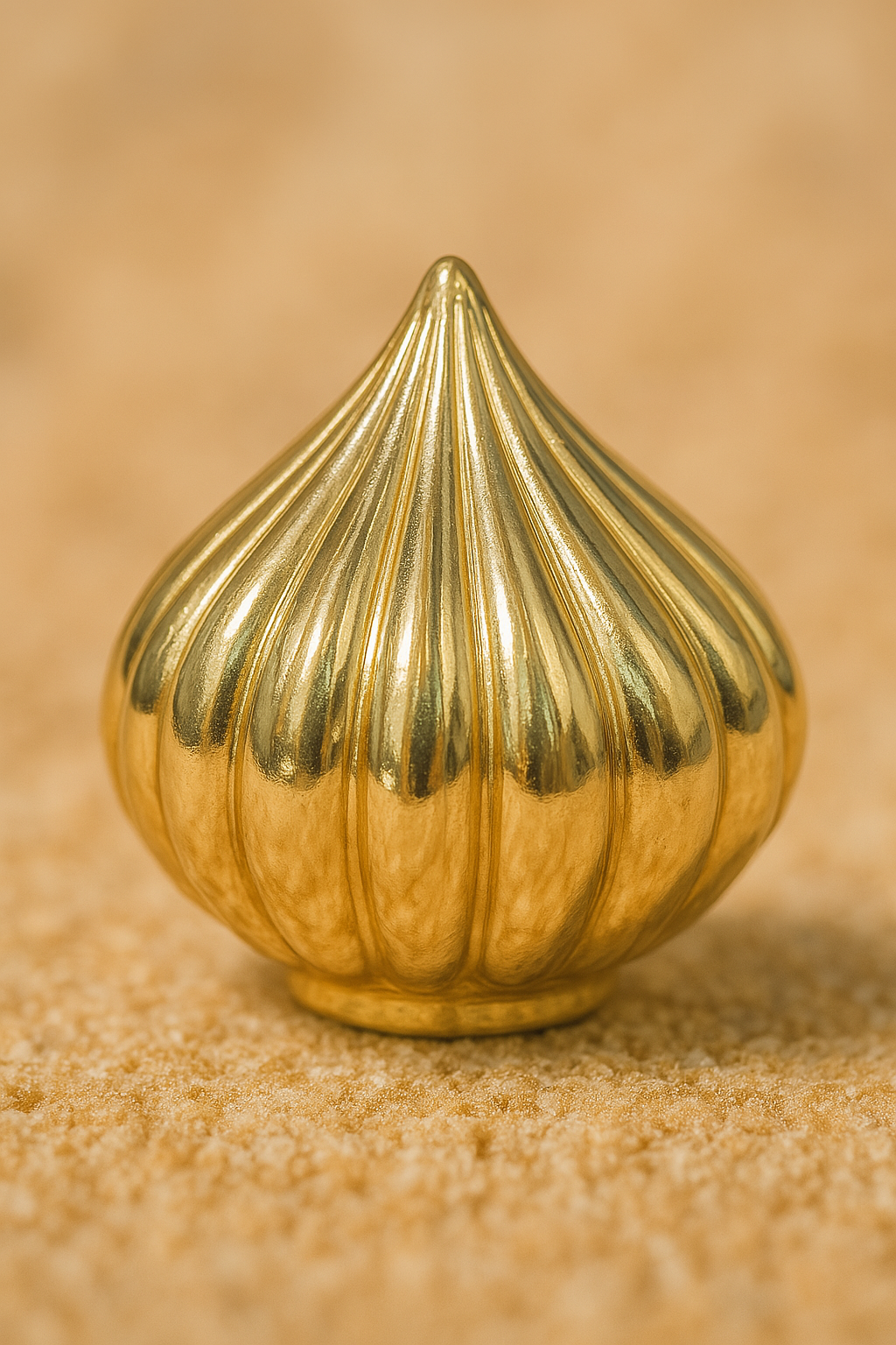 Gold plated Modak Decoration For Ganpati