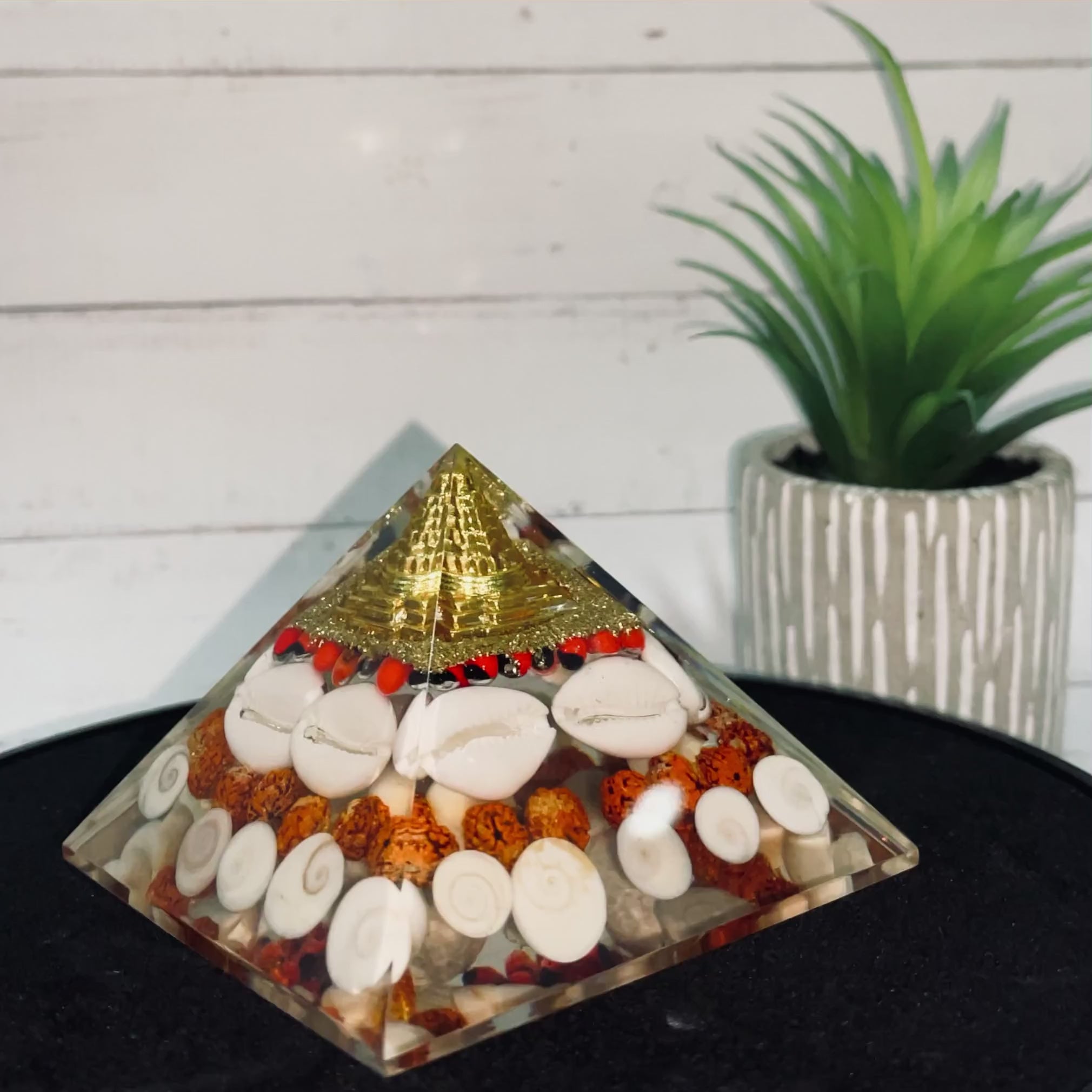Crystal Gomti Chakra Pyramid