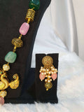 earring of Mystical Mala With laxmi ji Pendant