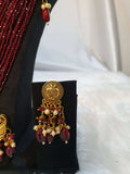 matching earrings of for laxmi pendant necklace