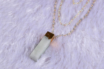 Sky Radiance Prism Pendant Necklace