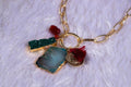 Agate Trio Pendant Necklace