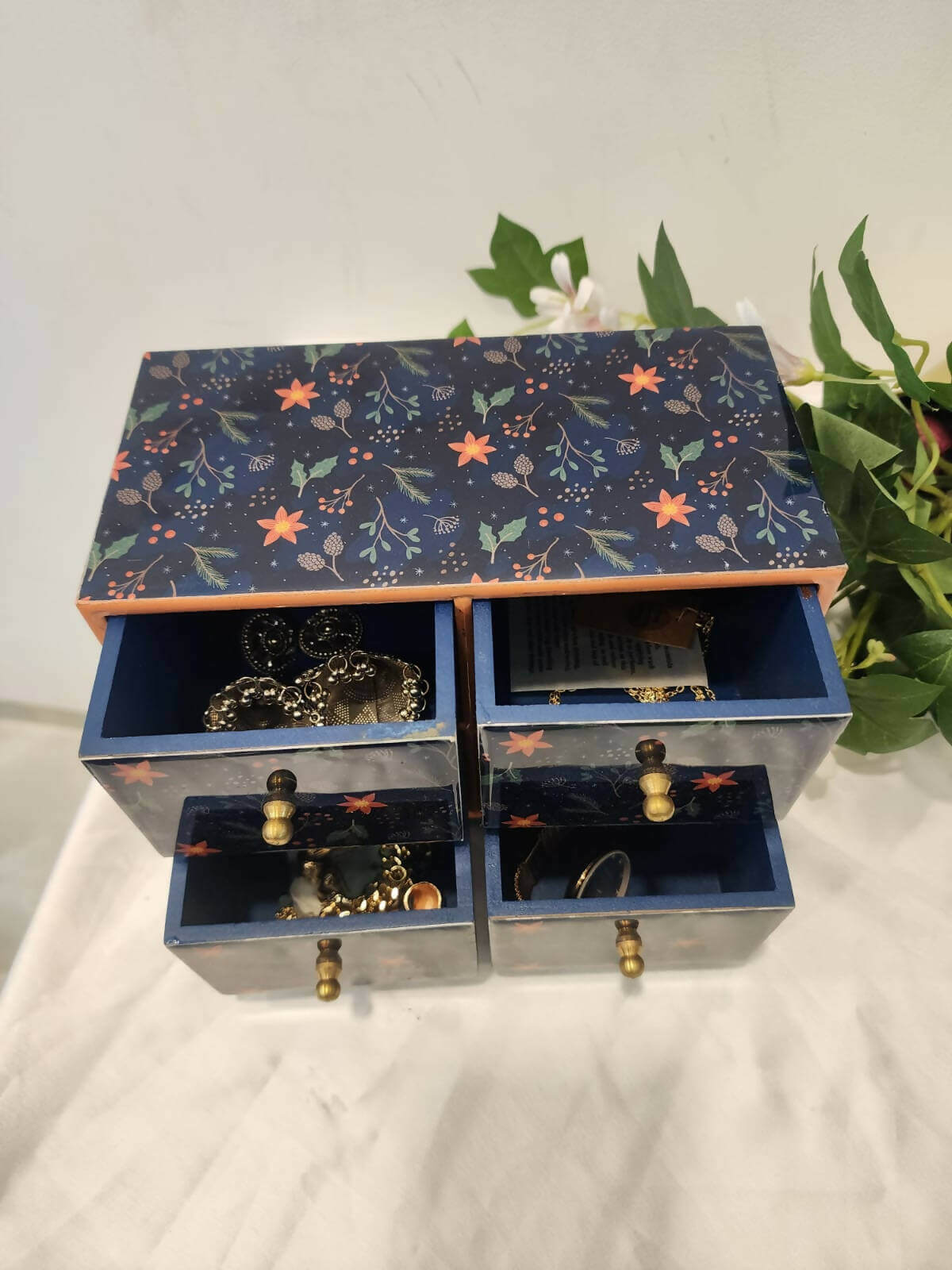 dark blue Mini Drawers