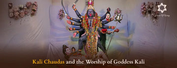 Idol of Goddess Kali worshipped on Kali Chaudas, symbolizing strength and the victory of good over evil.