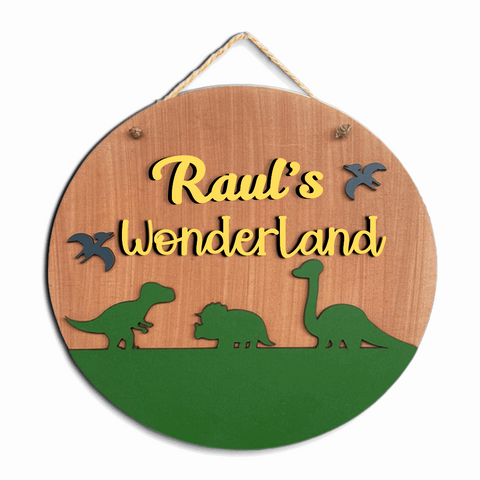 3D Wooden Hanging Sign Board For Kitchen, Kids Room, Café, and More Wemy Store