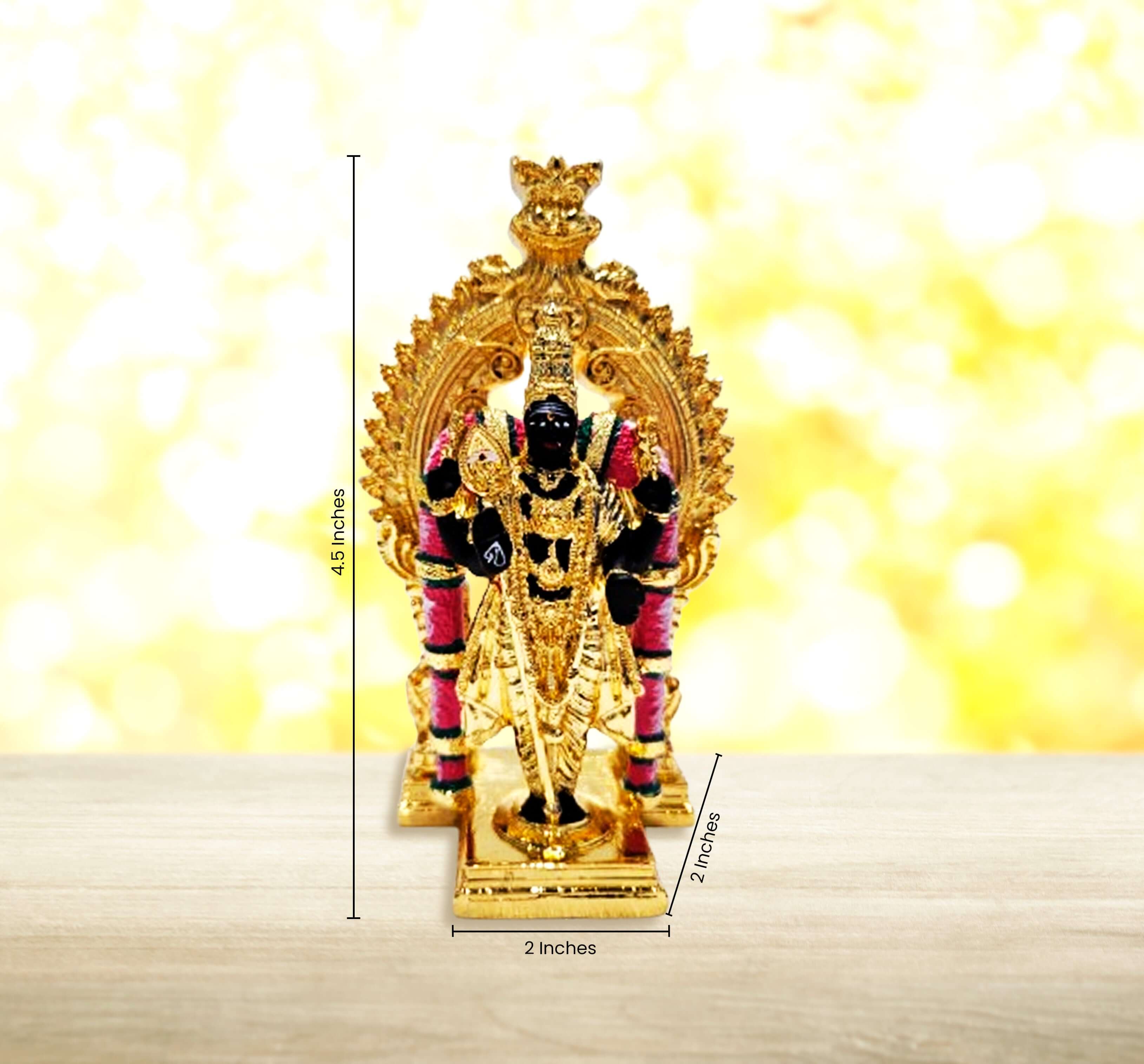 Lord Murugan idol for Home Decor and Gifting (4.5 inches)