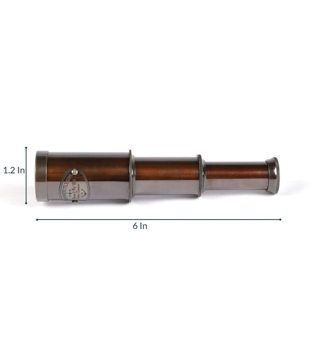6" Brass Antique Royal Navy Telescope Wemy Store