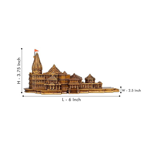 Ram Mandir Ayodhya Temple (6 inch)