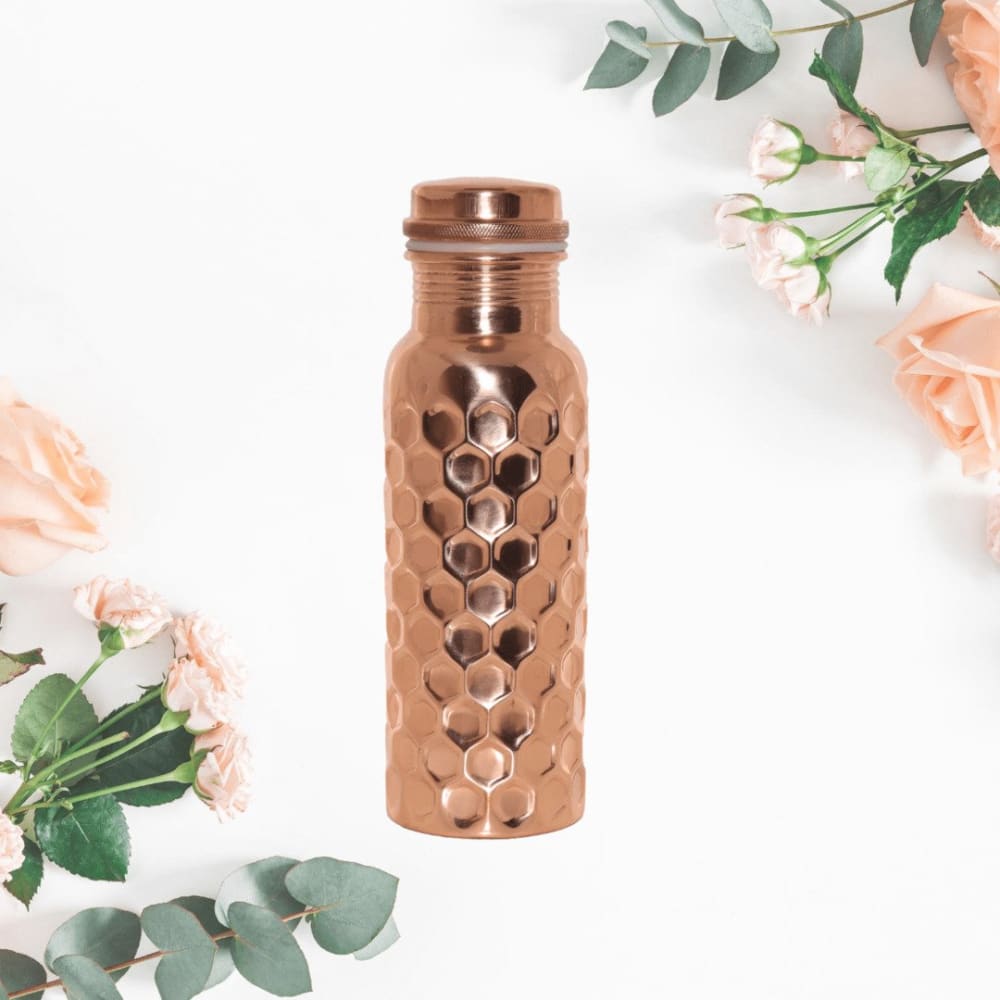 750 ml Copper Bottle (with Cleaning Brush) Wemy Store