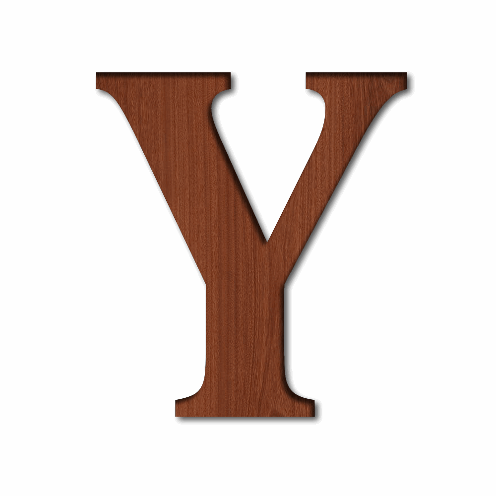A To Z Wooden Alphabet , Numbers, and Signs For Home DÃ©cor, Art, and Craft Brown Wemy Store