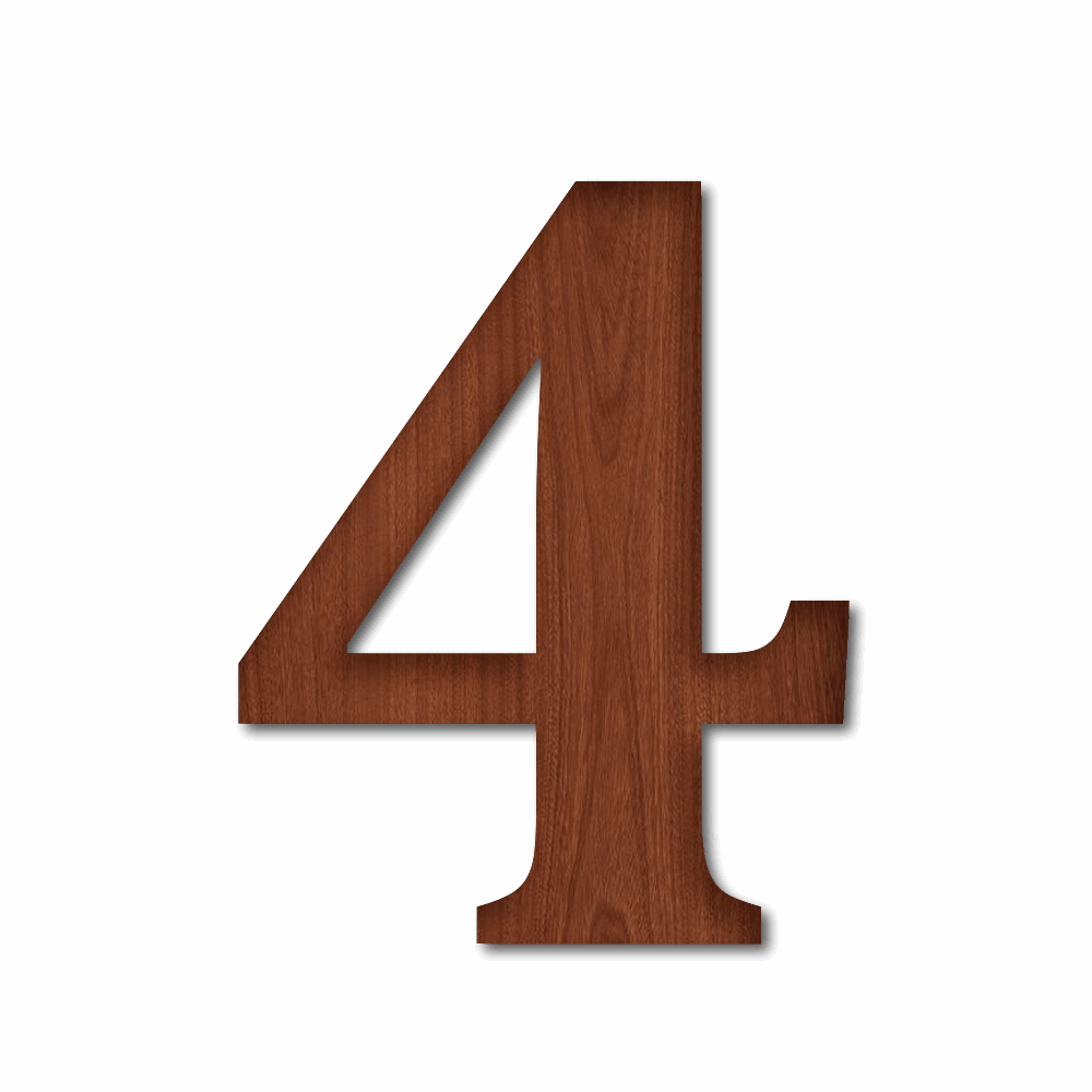 A To Z Wooden Alphabet , Numbers, and Signs For Home DÃ©cor, Art, and Craft Brown Wemy Store
