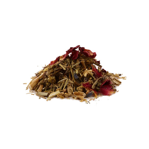 Anxiety Relief Tea for managing stress, anxiety with Ashwagandha, Shankpusphi, Brahmi, Chamomile, rose petals etc(20 Teabags) Wemy Store