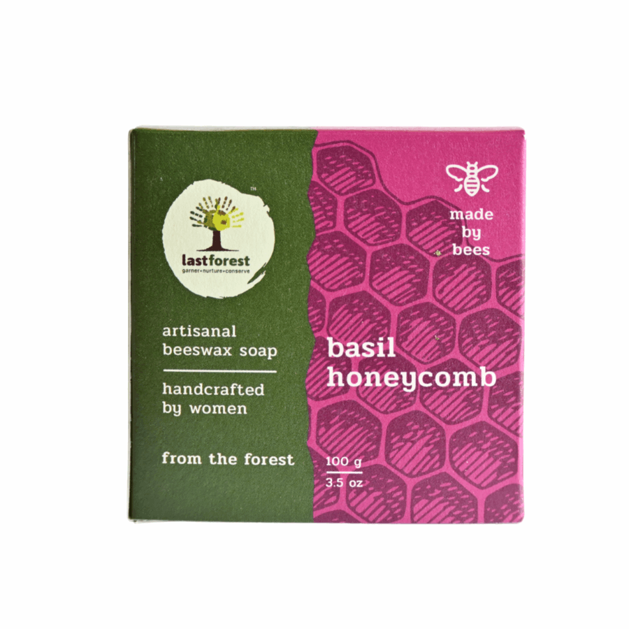 Artisanal, Handmade Beeswax Honeycomb Soap 100gms Basil Wemy Store