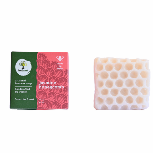 Artisanal, Handmade Beeswax Honeycomb Soap 100gms Jasmine Wemy Store