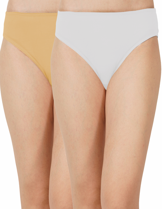 Bamboo Fabric Mid Rise Underwear Pack of 2 Wemy Store