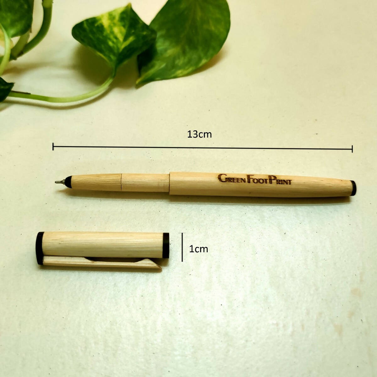 Bamboo pens | Set of 2(Bam Pen -Pack Of 2) | Blue Wemy Store