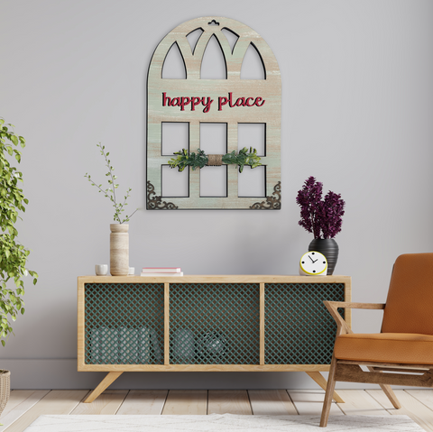 Blessed Window Wall Art Rustic Wemy Store