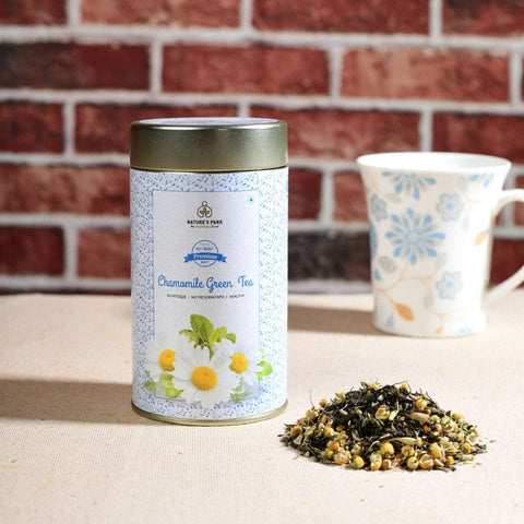 Chamomile Green Tea Can (100 g) Wemy Store