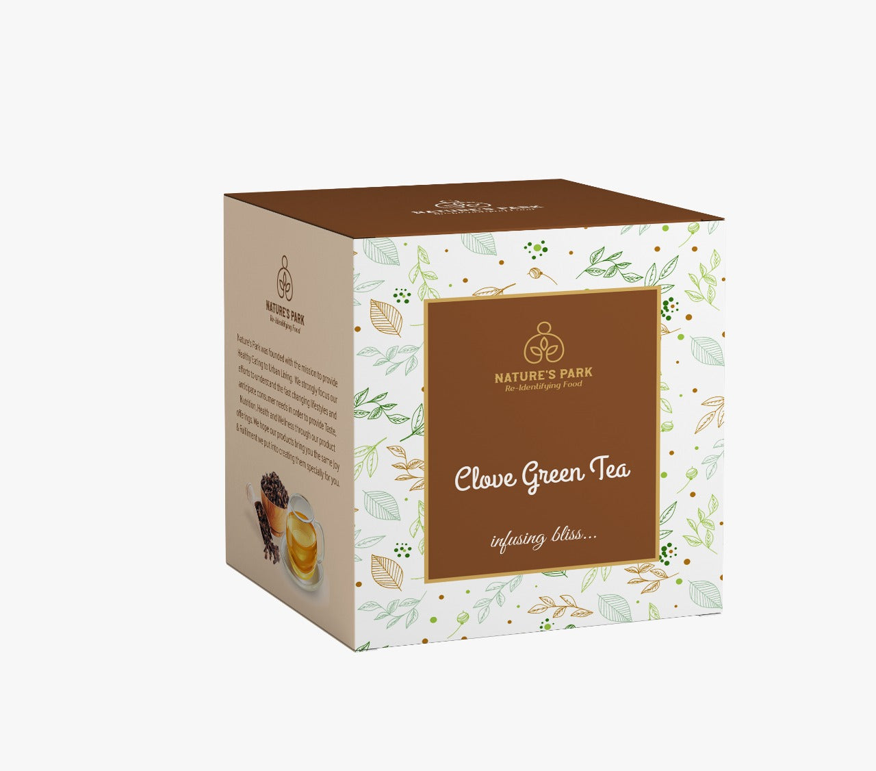 Clove Green Tea Pyramid Tea Bags (20 Pcs) Wemy Store