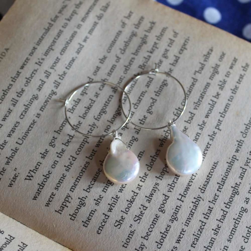 Coin Baroque Pearl Earrings Wemy Store