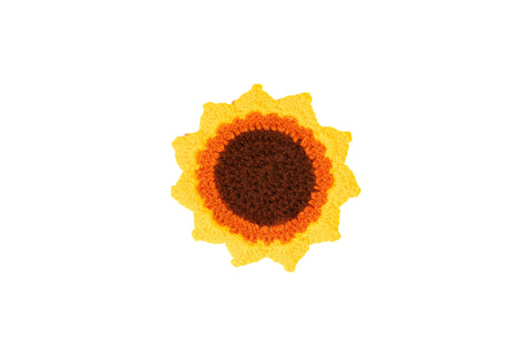 Crochet Coasters - Sunflower (Set of 6) Wemy Store
