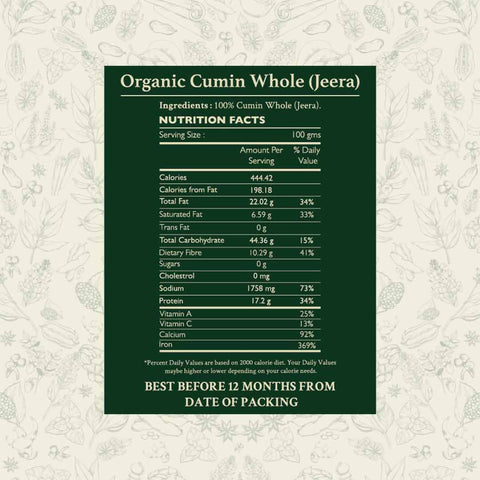 Cumin Whole-100 g Wemy Store