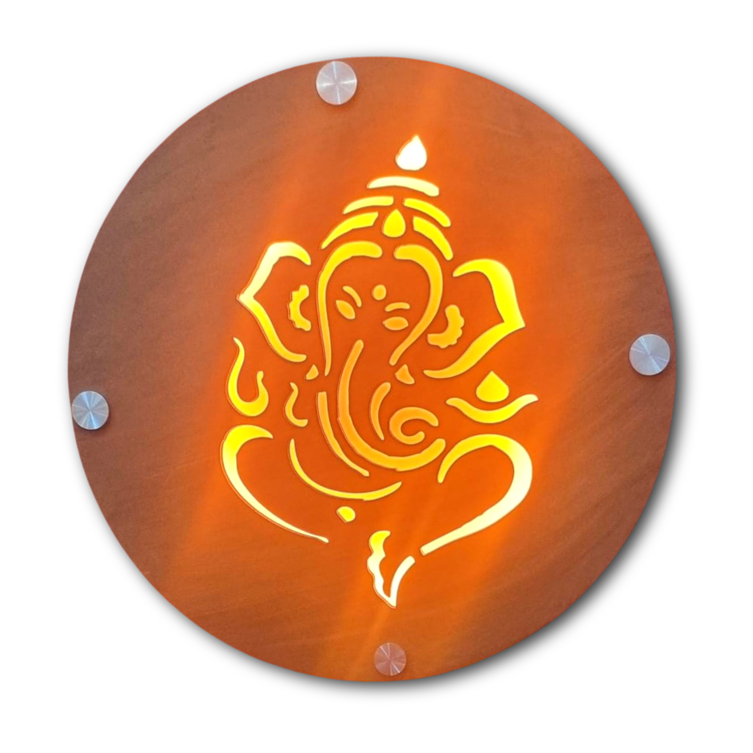 Ganesha Backlight Wooden Wall Art Wemy Store