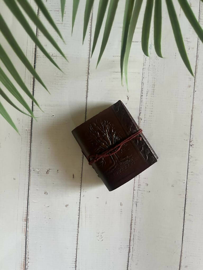 Handmade Mini Leather Journal - Set of 5 Wemy Store