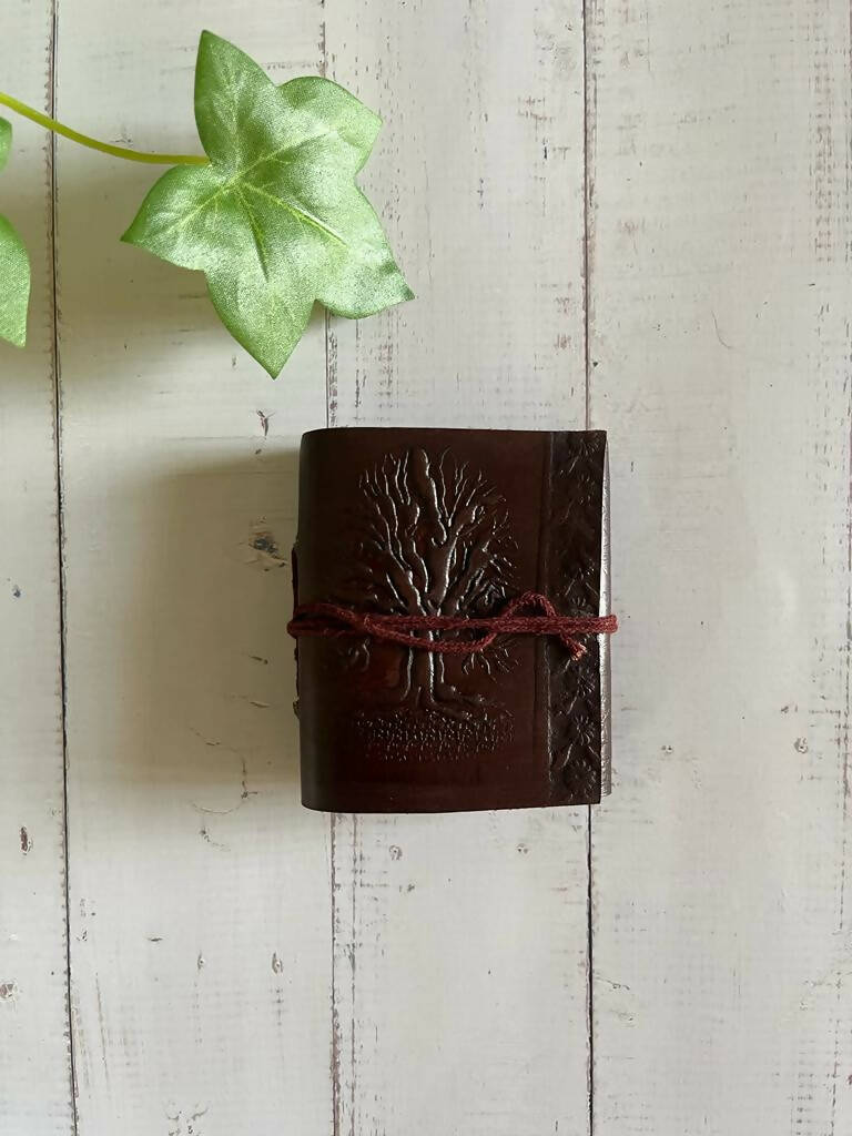 Handmade Mini Leather Journal - Set of 5 Wemy Store