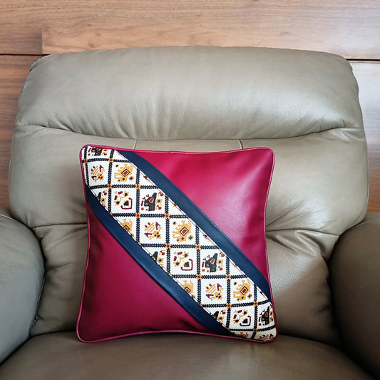 IMARS Cushion Cover Small Diagonal - Cherry Patola Wemy Store