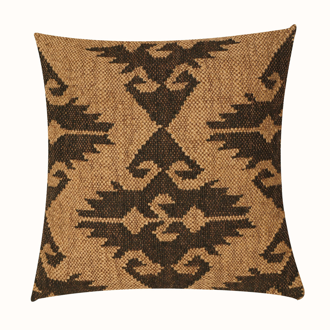 Hand Woven Jute Cushion Cover (18in x17.5in)